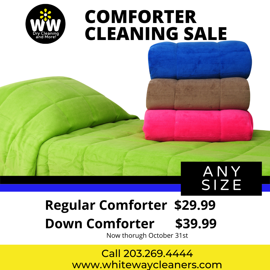 WW comforter Cleaning - social media graphic